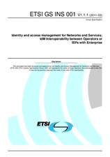 Náhľad ETSI GS INS 001-V1.1.1 1.3.2011