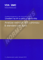 Publikácie  Analýza vadných dílů z provozu & standard pro audit. Uvedení na trh a péče o zákazníka - 2. vydání 1.7.2019 náhľad