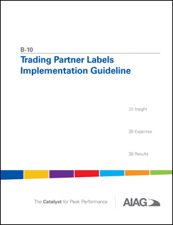 Náhľad  Trading Partner Labels Implementation Guideline 1.6.2004