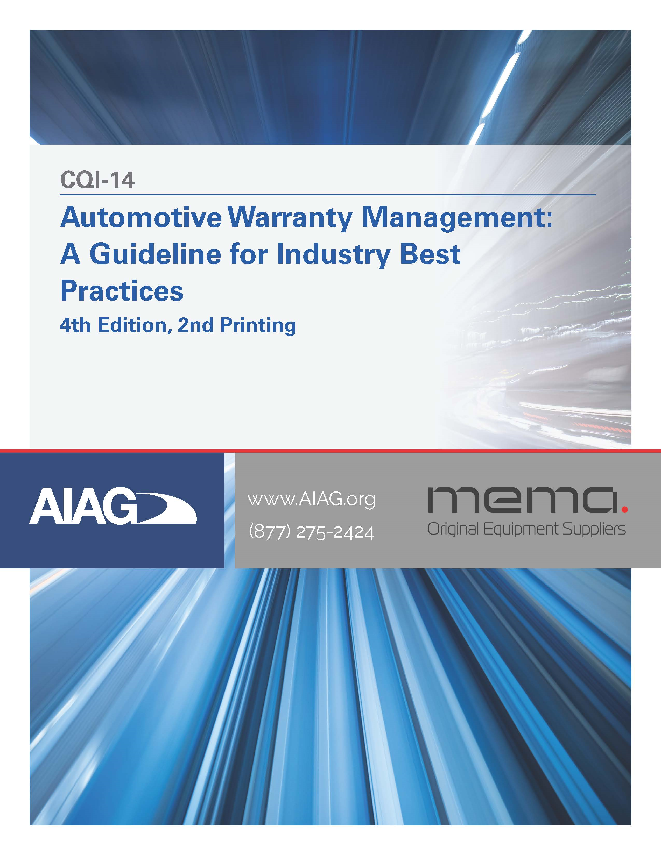 Publikácie AIAG Automotive Warranty Management 1.4.2022 náhľad