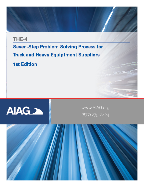 Publikácie AIAG 7-Step Problem Solving Process for TH&E Suppliers 1.7.2000 náhľad