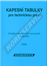 Náhľad  Kapesní tabulky pro technickou praxi. Značky neželezných kovových materiálů 1.1.2005