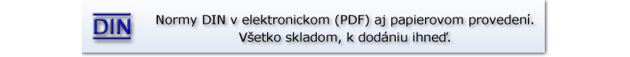 Normy DIN v elektronickom (PDF) aj papierovom prevedení