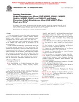NEPLATNÁ ASTM B168-01(2005) 1.11.2005 náhľad