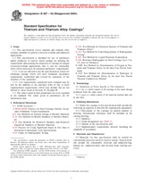 NEPLATNÁ ASTM B367-93(2004) 1.5.2004 náhľad