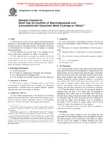NEPLATNÁ ASTM B489-85(2003) 1.10.2003 náhľad
