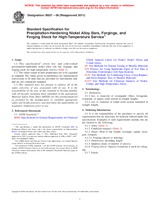 NEPLATNÁ ASTM B637-06(2011) 1.6.2011 náhľad