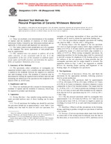 NEPLATNÁ ASTM C674-88(1999) 10.10.1999 náhľad