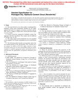 NEPLATNÁ ASTM C1107-99 10.1.2002 náhľad