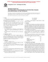 NEPLATNÁ ASTM D421-85(2002) 10.11.2002 náhľad