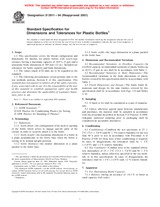 NEPLATNÁ ASTM D2911-94(2001) 1.1.2001 náhľad