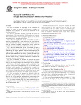 NEPLATNÁ ASTM D5233-92(2004) 15.5.2004 náhľad