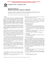 NEPLATNÁ ASTM E494-95(2001) 1.1.1995 náhľad