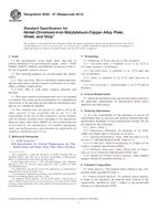 NEPLATNÁ ASTM B582-07(2013) 1.2.2013 náhľad
