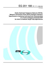 Náhľad ETSI EG 201188-V1.1.1 2.6.1999