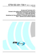Norma ETSI EG 201730-1-V2.1.1 10.8.2005 náhľad