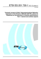 Norma ETSI EG 201730-1-V2.1.3 9.1.2006 náhľad