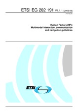 Náhľad ETSI EG 202191-V1.1.1 5.8.2003