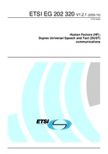 Náhľad ETSI EG 202320-V1.2.1 24.10.2005