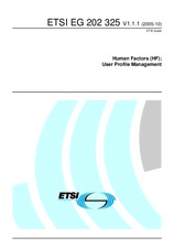 Náhľad ETSI EG 202325-V1.1.1 18.10.2005