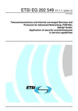 Náhľad ETSI EG 202549-V1.1.1 8.12.2006