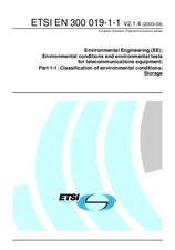 Norma ETSI EN 300019-1-1-V2.1.4 30.4.2003 náhľad