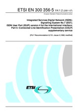 Norma ETSI EN 300356-5-V4.1.2 18.7.2001 náhľad