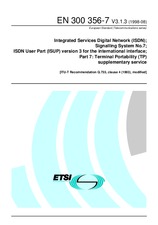 Norma ETSI EN 300356-7-V3.1.3 31.8.1998 náhľad