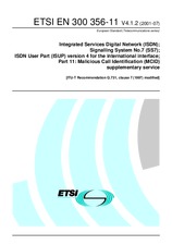 Náhľad ETSI EN 300356-11-V4.1.2 18.7.2001