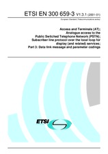 Norma ETSI EN 300659-3-V1.3.1 18.1.2001 náhľad