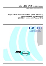 Norma ETSI EN 300912-V6.3.1 9.3.1999 náhľad