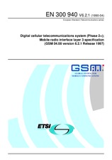 Norma ETSI EN 300940-V6.2.1 13.4.1999 náhľad