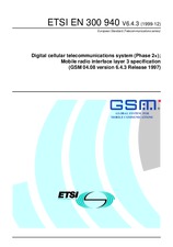 Norma ETSI EN 300940-V6.4.3 29.12.1999 náhľad