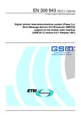 Norma ETSI EN 300943-V6.0.1 1.9.1999 náhľad