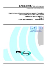 Norma ETSI EN 300947-V6.0.1 1.9.1999 náhľad