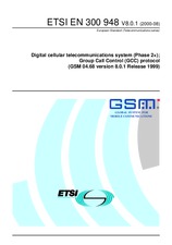 Norma ETSI EN 300948-V8.0.1 29.8.2000 náhľad