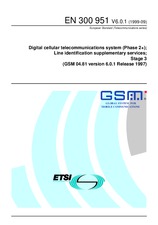 Norma ETSI EN 300951-V6.0.1 1.9.1999 náhľad