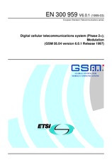 Norma ETSI EN 300959-V6.0.1 9.3.1999 náhľad
