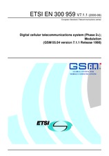 Norma ETSI EN 300959-V7.1.1 20.6.2000 náhľad