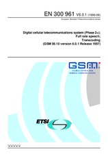 Norma ETSI EN 300961-V6.0.1 4.6.1999 náhľad