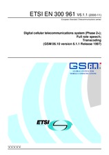 Norma ETSI EN 300961-V6.1.1 30.11.2000 náhľad