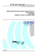 Norma ETSI EN 300961-V7.0.2 14.12.1999 náhľad