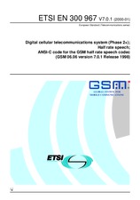 Norma ETSI EN 300967-V7.0.1 20.1.2000 náhľad