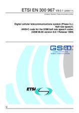 Norma ETSI EN 300967-V8.0.1 15.11.2000 náhľad