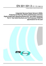 Norma ETSI EN 301001-3-V1.1.3 15.10.1998 náhľad