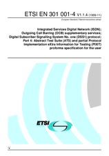 Norma ETSI EN 301001-4-V1.1.4 25.11.1999 náhľad
