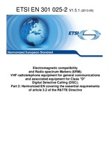 Norma ETSI EN 301025-2-V1.5.1 26.9.2013 náhľad