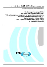Norma ETSI EN 301025-3-V1.3.1 19.2.2007 náhľad