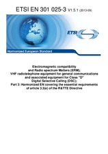 Norma ETSI EN 301025-3-V1.5.1 26.9.2013 náhľad