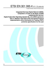 Norma ETSI EN 301065-4-V1.1.3 29.5.2000 náhľad